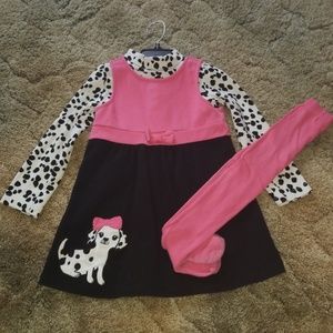 Dalmatian Jumper & Matching Tights